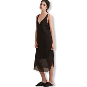 THE FIFTH LABEL One Flim Label Black Sleeveless Midi Dress Size Small